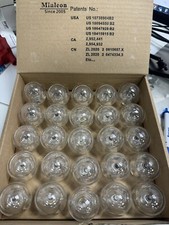 25x Minleon 130V Prem Dimmable LED G40 E17 Lamp Transparent Sun Warm White