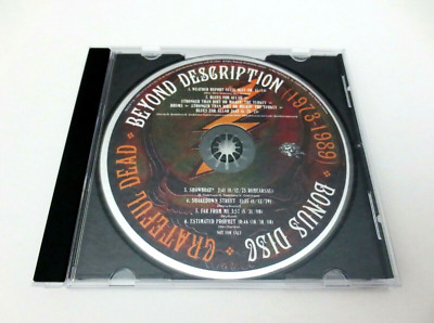 Grateful Dead Beyond Description Bonus Disc CD (1973-1989) 74 75 79 80 2004 GDP