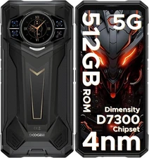 DOOGEE S200 Plus 5G Rugged Phone 2025, 32GB+512GB Android Cell Phone 6.72" FHD