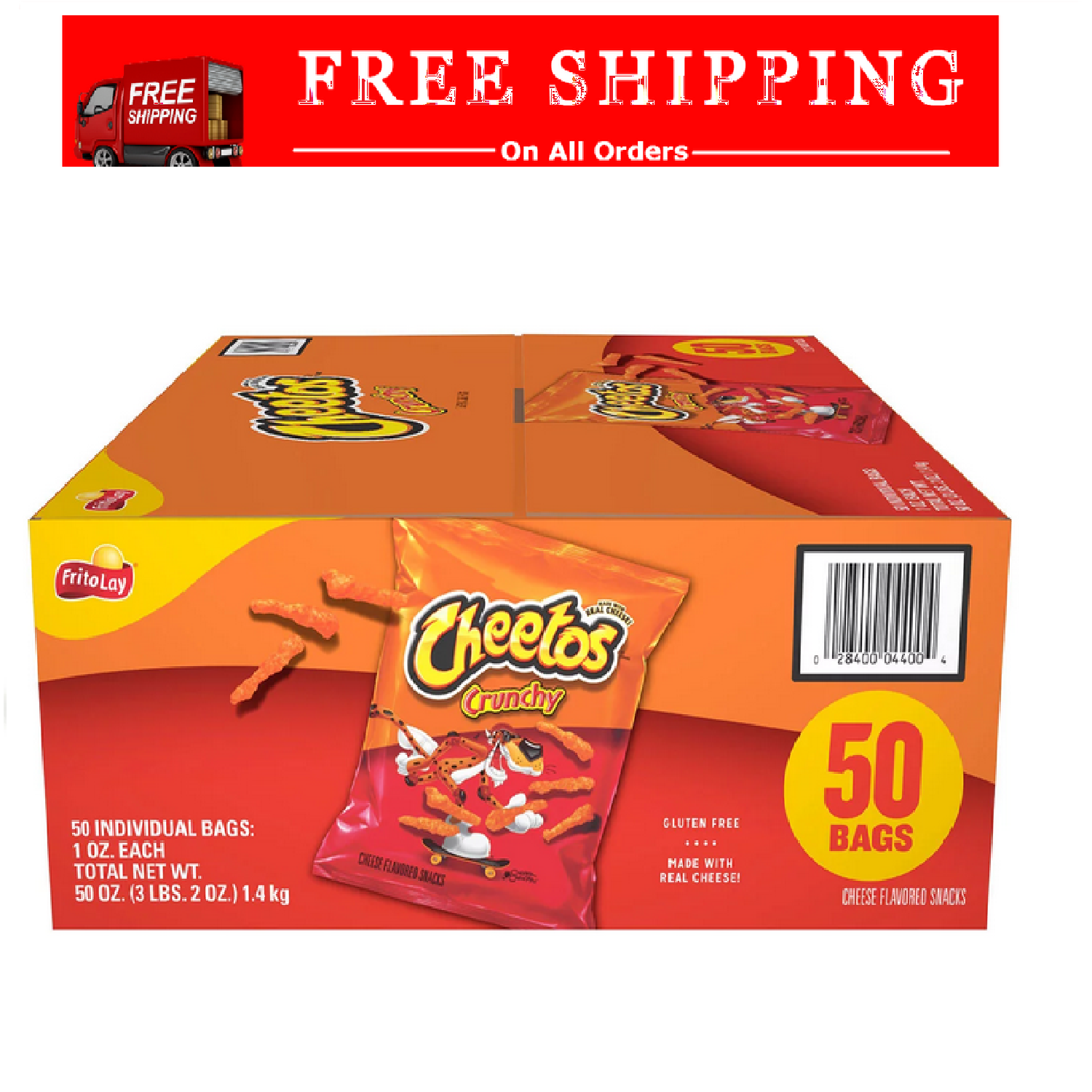 Cheetos Crunchy Cheese Flavored Snacks 1 oz., 50 ct.