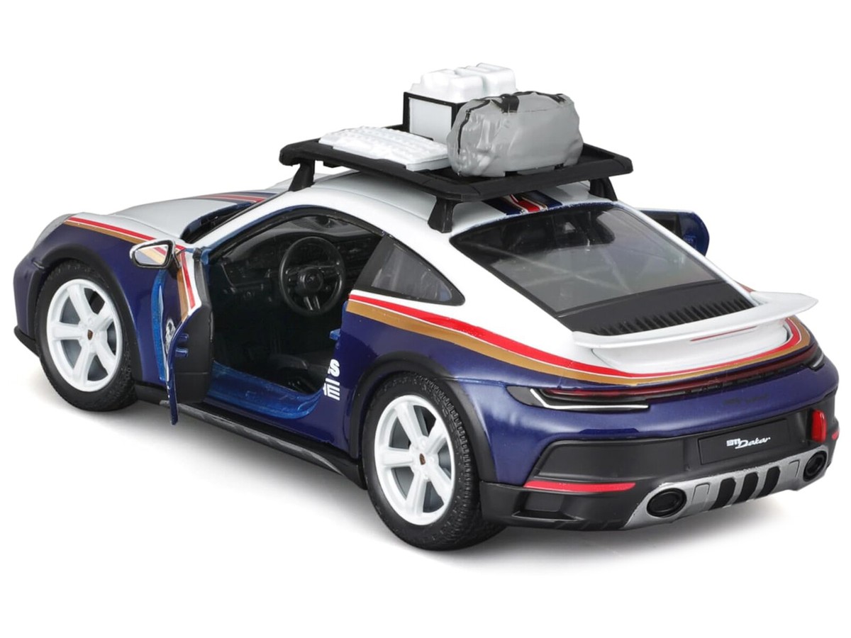 Porsche 911 Dakar #953 Roughroads Porsche Blue w/ Roof Rack Race 1