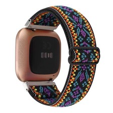 Adjustable Elastic Watch Band Compatible with Fitbit Versa/Versa 2/... Fast Ship