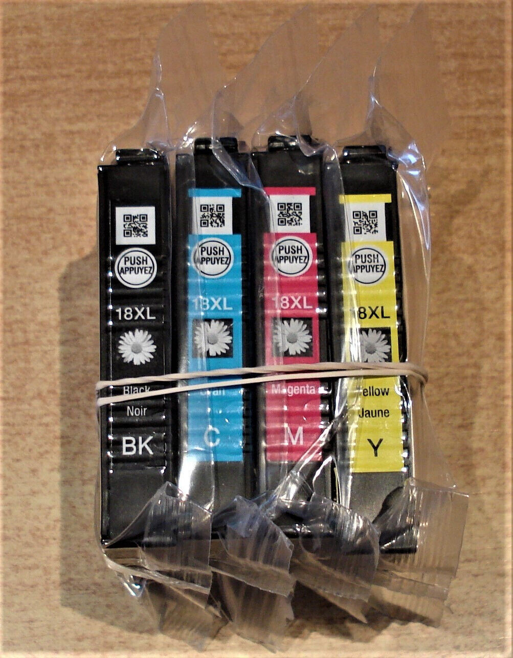 Genuine Original & Sealed Epson 18 XL Ink Cartridges 4 Black Cyan Magenta Yellow - Image 3