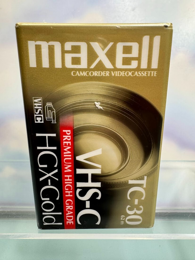 Maxell Camcorder Videocassette HGX-GOLD TC-30 VHSC-image