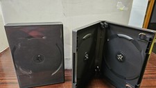 Lot Of DVD Cases Black Double for 2 DVD 57 pcs.