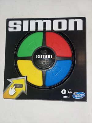 Memory Game Simon Led New In Box Simon Electronic Memory Game With Lights And Sounds Hasbro ...