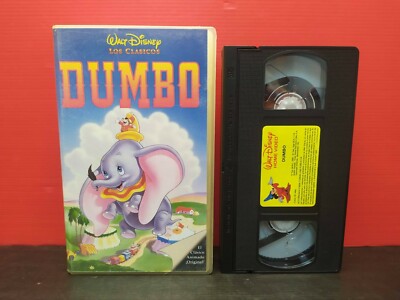 pelicula formato cinta cassette vhs dumbo de disney