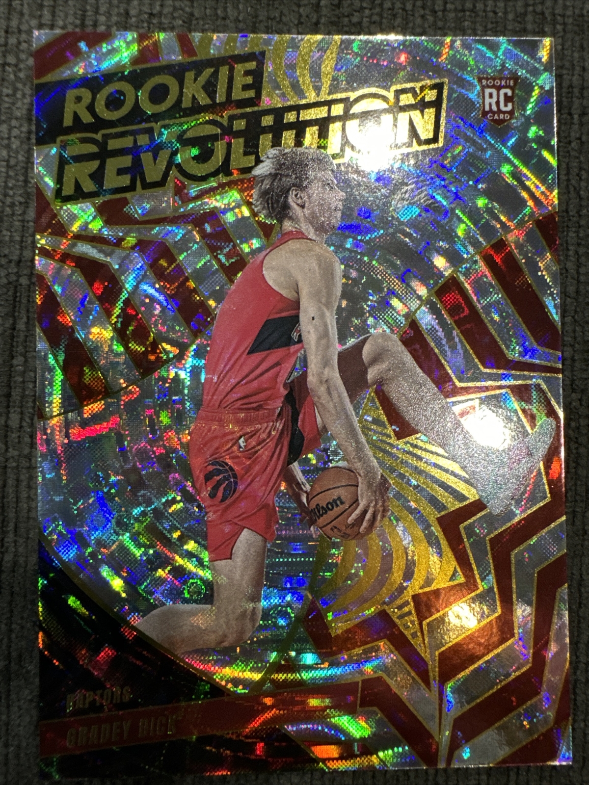 GRADEY DICK RC 2023-24 Panini Revolution Rookie Revolution Fractal #3 N ID:97604