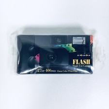 NEW Albertson's 35mm 27 Exposure DISPOSABLE CAMERA w/ Flash 400 Speed EXPIRED 