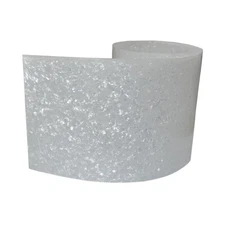 Drum Wrap 18" x 62" 0.46mm White Pearl Musical Instrument Deco Sheet