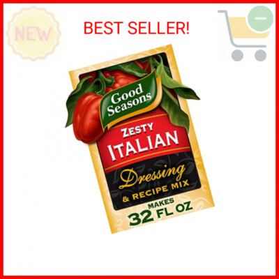 Good Seasons Zesty Italian Dressing Recipe Mix Packet Box