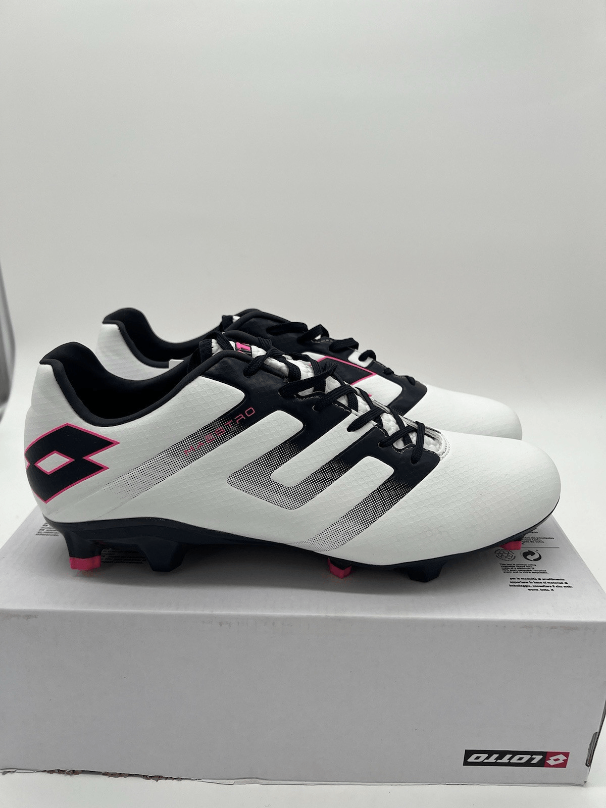 Lotto tacchetti calcio uomo MAESTRO 300 IV FG taglia 10 5 bianco 214592