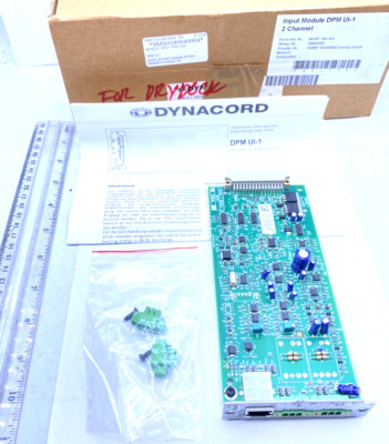Dynacord Universal Audio 2 Channel Input Module DPM UI-1, 81364b, 362444 New