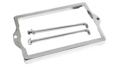 55 56 Chevy Chrome Battery Hold Down Kit 1955 1956 Chevrolet New