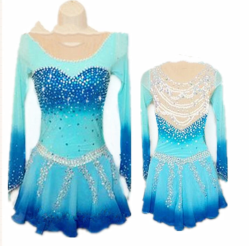 Elsa figure top skating dress