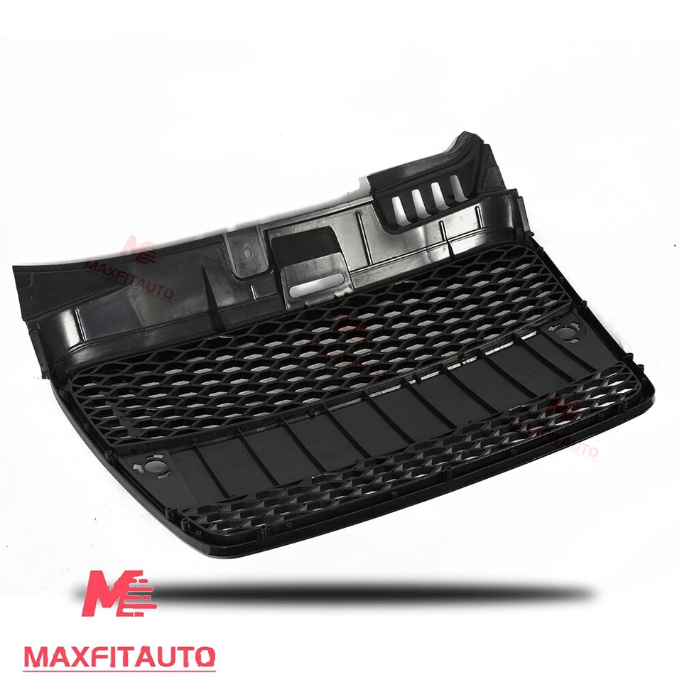Fits Audi A4/B7 2005-2008 Front Upper Grille Sport Honeycomb Full Gloss Black Foto 3 de 4