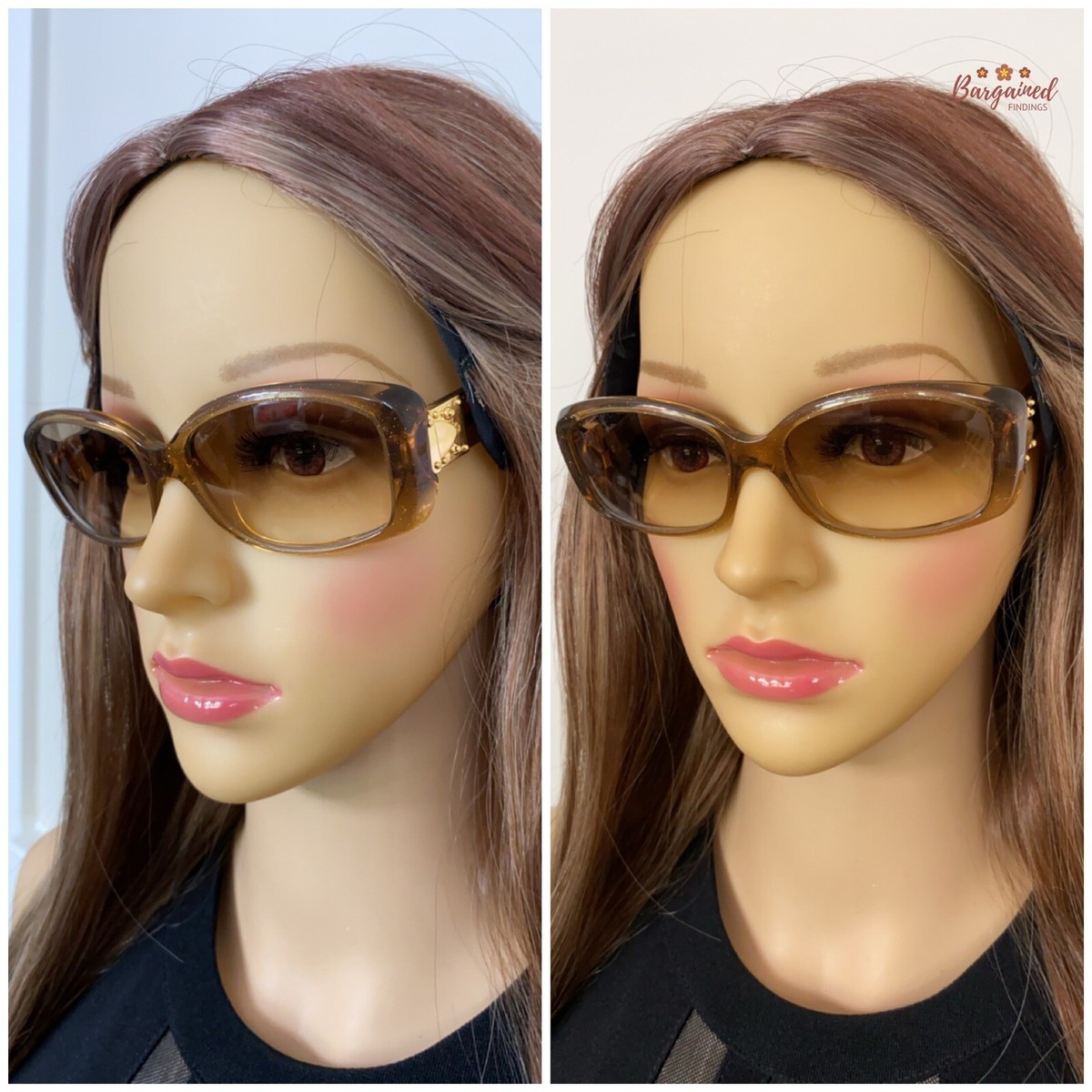 ルイヴィトン LOUIS VUITTON スプソン GM Z0003W 上品ラメ Authentic LOUIS VUITTON Gold Speckling Acetate Frame Soupcon
