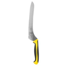 Mercer Culinary Millennia 9" Offset Serrated Bread/Sandwich Knife Yellow Handle