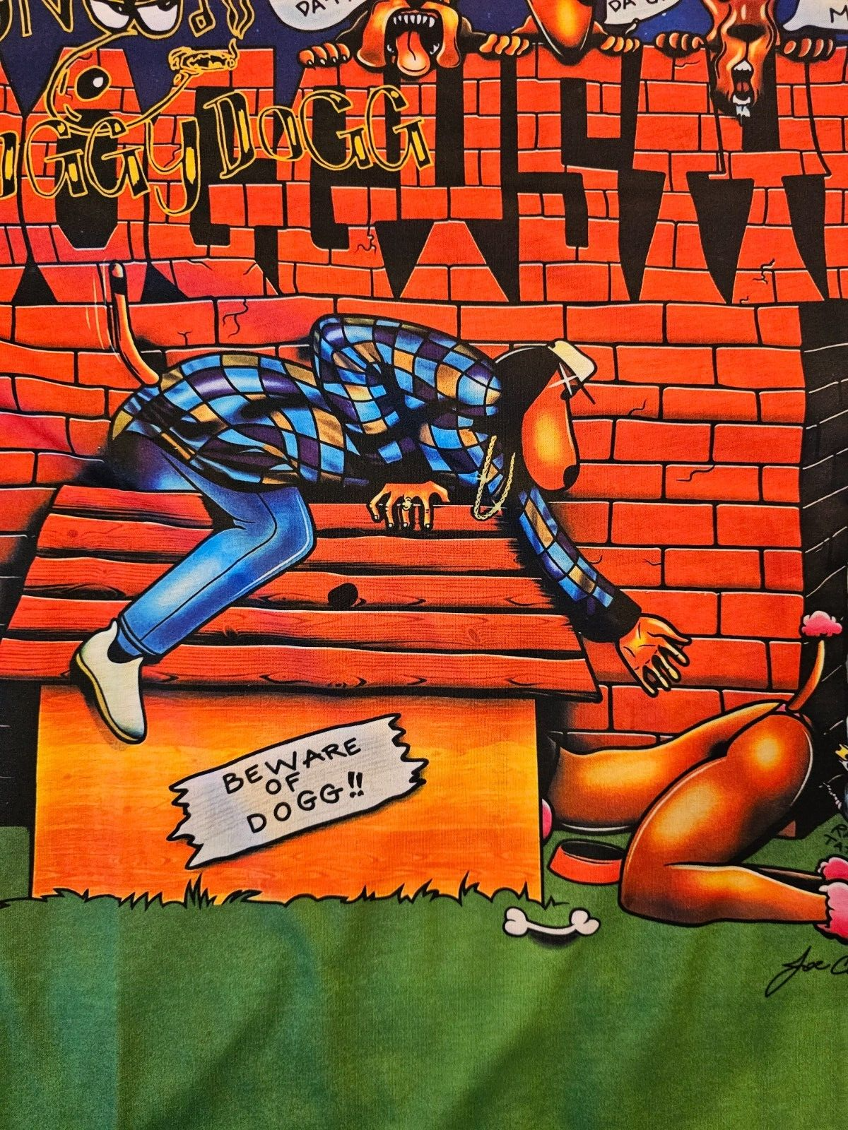 FILA Rara T Shirt Snoop Dogg Death Row Records Medium NUOVISSIMA mai indossata OFFERTA!!