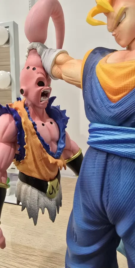 Action Figure Dragon Ball Vegito Vs Majin Buu 30 Cm Da Collezione CON SCATOLA - Immagine 4 di 4