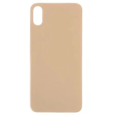 Back Glass Big Hole for Apple iPhone XS Gold Cell Phone Replacement Part