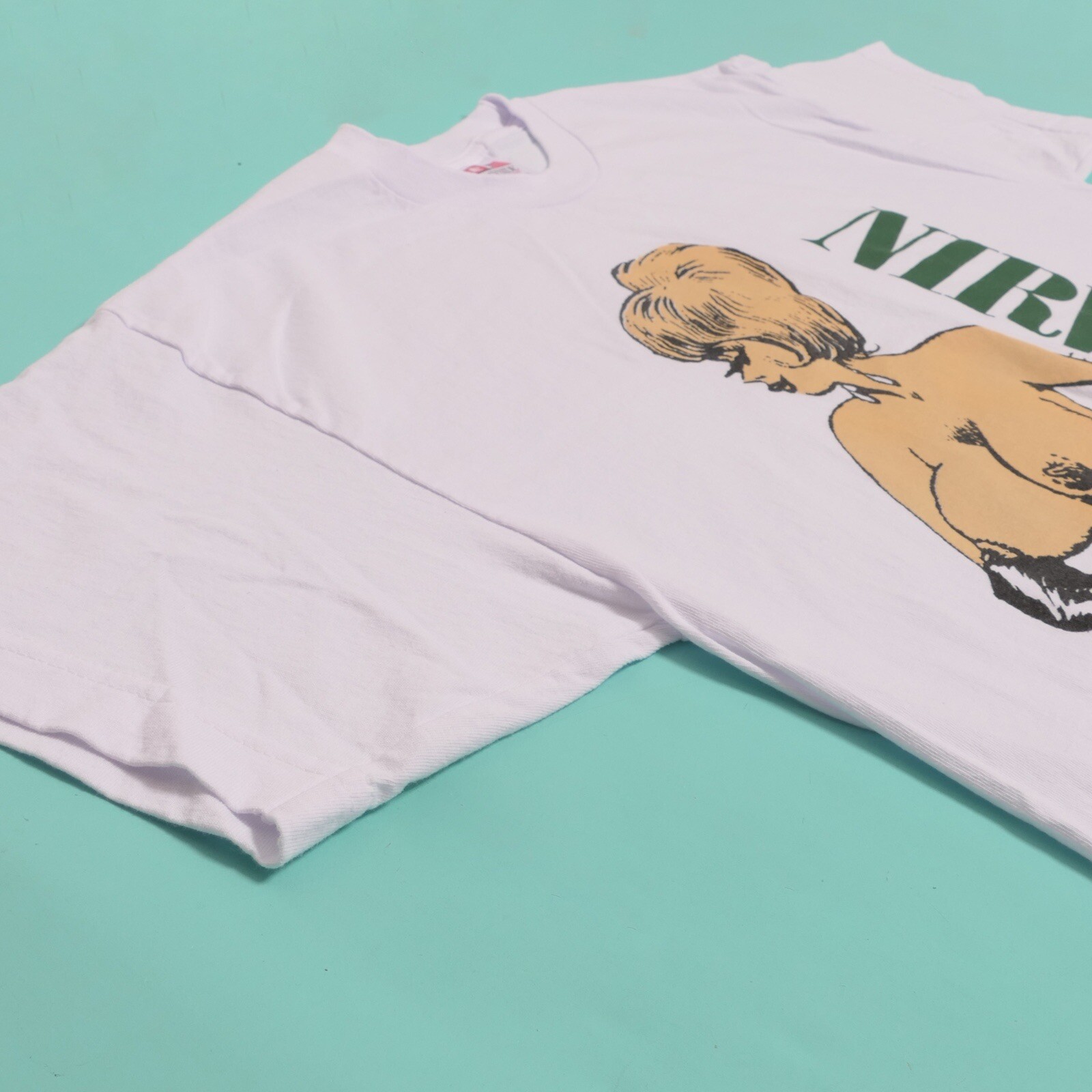 Nirvana Stripper Fudge Packin Band Tour Grunge Punk Rock NSFW Kurt Cobain Shirt image 5