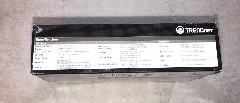 TRENDnet TEW-430APB Wireless-G 54Mbps Access Point AP ***-Not Tested-*** - Image 2 of 4