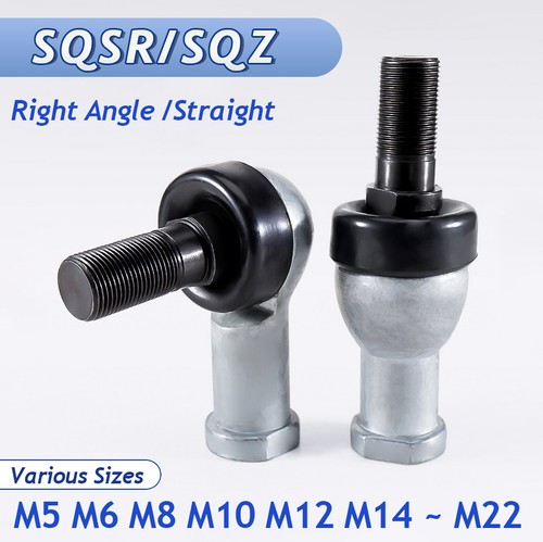 Cuscinetto terminale asta giunto sferico retto/dritto M5/M6/M8/M10-M22 maschio a femmina - Foto 1 di 9