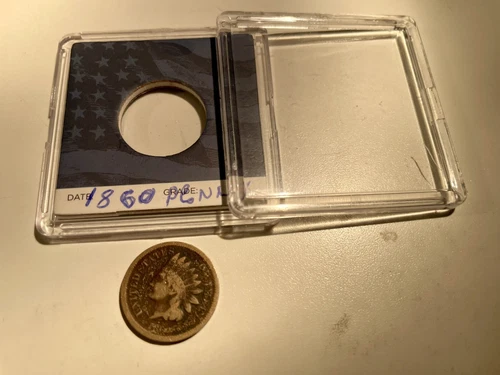 1860 Indian Head Cent VF Sharpness Light Environmental Roughness Net Value VG