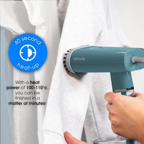 Abode AGS3001T Handheld Garment Steamer Portable Clothes Steamer 1000w Teal - Picture 7 of 11