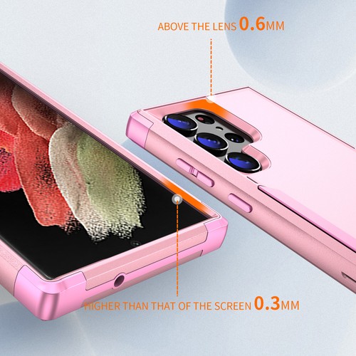 Für Samsung Galaxy S24 Ultra S23 S22+ stoßfeste robuste Hybrid-Handyhülle - Bild 3 von 29