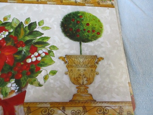 6 manteles individuales de pascua y bayas - 17,75" x 11,75" de plástico rígido duradero - Imagen 5 de 6