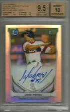 Jose Abreu 2014 Bowman Chrome Refractor Autograph Rookie #492/500 BGS 9.5 Gem