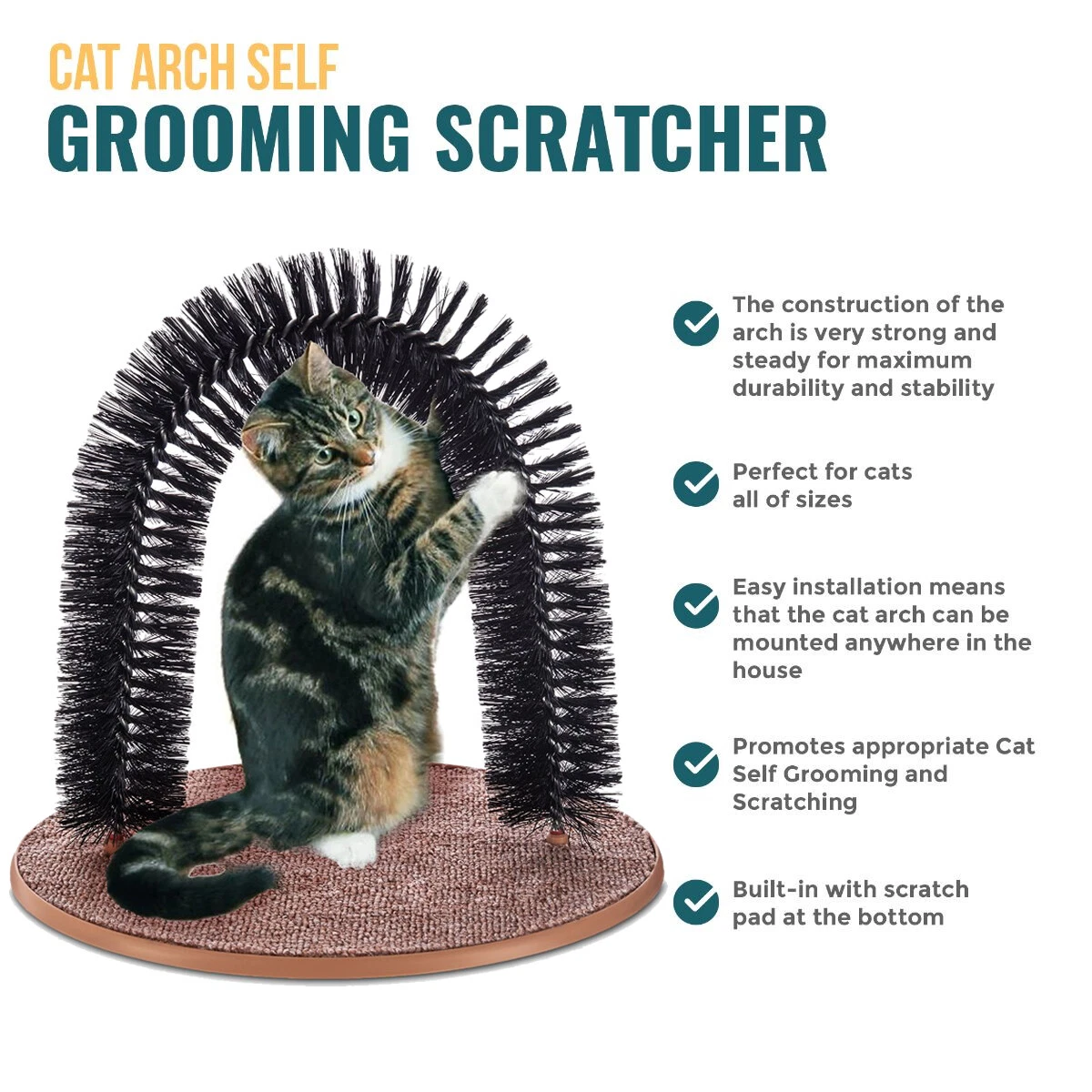 Cat back cheap scratcher arch
