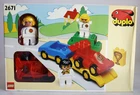 VERY RARE VINTAGE 1991 LEGO DUPLO 2671 RACING TEAM RALLY NEW SEALED !