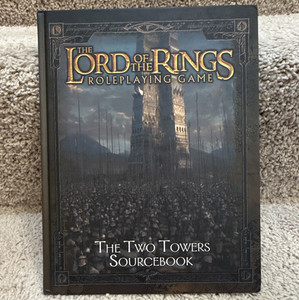 Decipher Lord of the Rings RPG The Two Towers Sourcebook hardcover OOP 2002