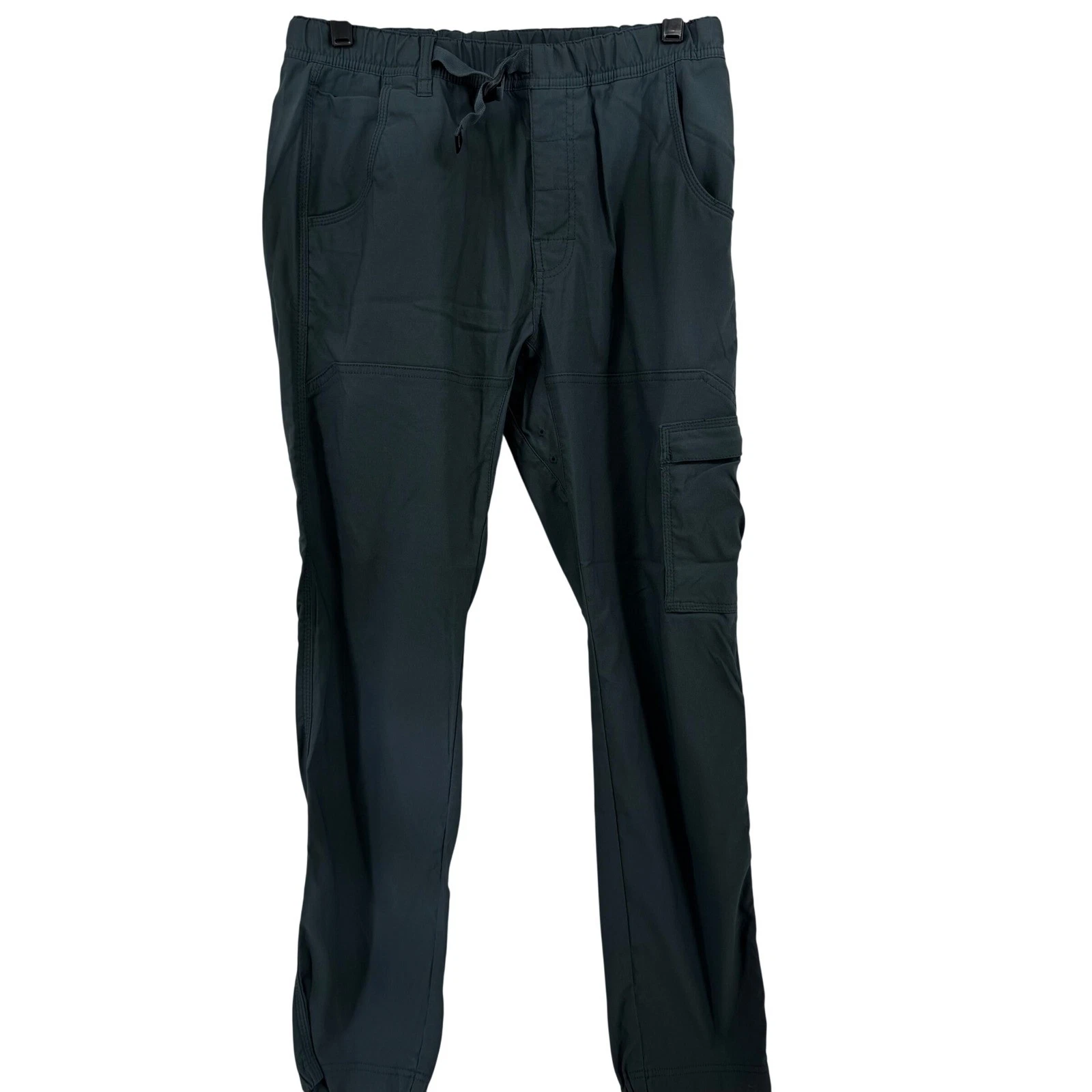 Prana Zion Men Small Slate Blue Grey Outdoor Hiking Cargo Pant Standard Fit UPF
