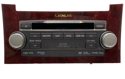 2010-2012 Lexus LS460 Radio Receiver Stereo AM FM CD OEM 86120-50P90 P6522 Face