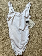 Capezio White Tank Leotard Women s Size Small