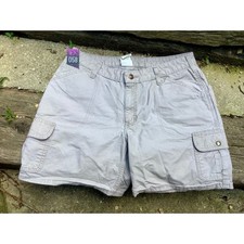 Carhartt Women's Ranger Guide Work Hiking Cargo Shorts 12 Tan 32x7"