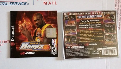 NBA Hoopz (Sega Dreamcast, 2001)CASE & MANUAL ONLY OEM !NO GAME!