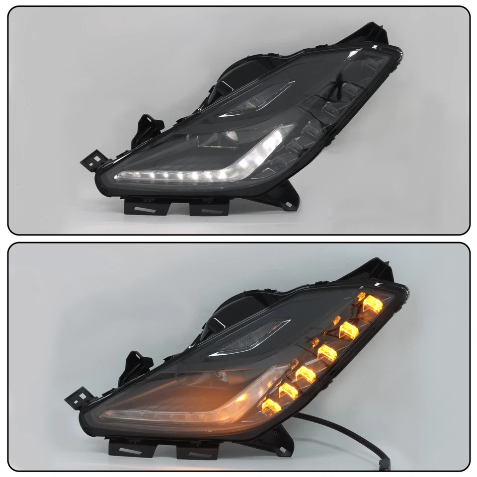 Para Chevrolet Corvette 2014 2015-2018 2019 conductor HID con faro de lastre transparente Foto 2 de 4