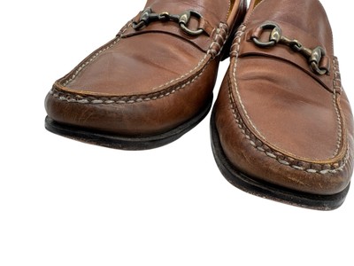 Cole Haan Brown Leather Classic Horse Bit Loafer Mens Size  display picture 2