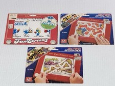 1980s Etch-A-Sketch Fun Screens Action Packs BATMAN /WONDER WOMAN SMURFS SPORTS