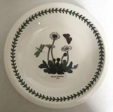 Image of NEW Portmeirion Botanic Garden Low Bowl, Soup,Pasta, Salad 8.75”/22.5cm DAISY