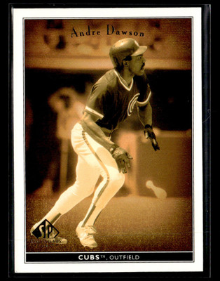 2002 SP Legendary Cuts #3 Andre Dawson Card Chicago Cubs