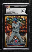 2023 Bowman Gold Shimmer Refractor 34/50 Matt Mervis #BCP-74 CGC 9.5 Mint+ 0in6