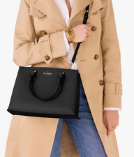 Cartera Saffiano negra KK310 Kate Spade Rae nueva con etiquetas bolsa de regalo al por menor de $399