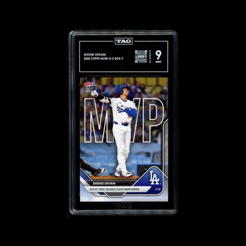 🔥 2025 Topps Now - Off-Season Shohei Ohtani #OS-7 /80644 Dodgers Tag 9