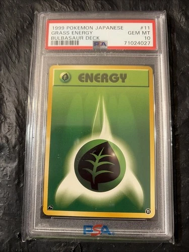 Basic Grass Energy 11 Intro Pack (Bulbasaur) Regular (Japanese) PSA 10